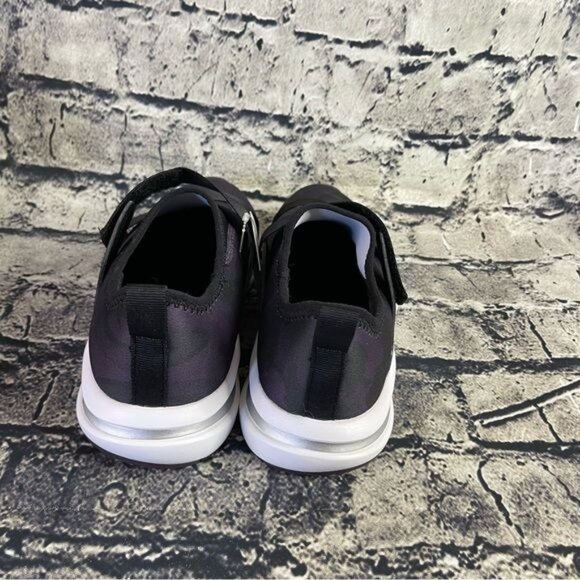Adidas Fortarun Youth 6 Running Shoe Purple Black Strap Slip-on - Picture 9 of 13